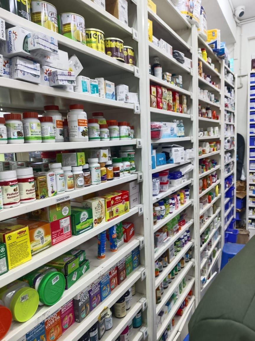 Counter shelving for tins and bottles fitted in Kanpur, Uttar Pradesh