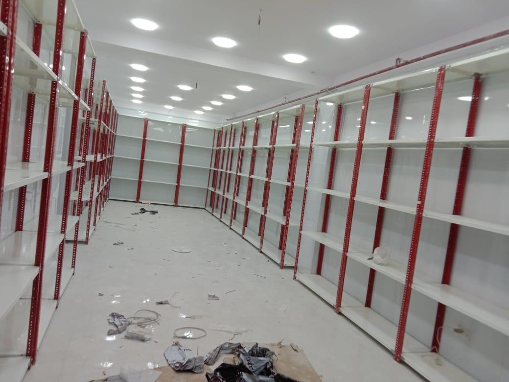 Supermarket racking fitted in Lucknow, Uttar Pradesh